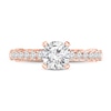 Thumbnail Image 4 of Diamond Ring 1-1/5 ct tw Round 14K Rose Gold