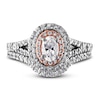 Thumbnail Image 3 of Diamond Bridal Set 1ct tw Round/Oval 14K Two-Tone Gold