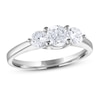 Thumbnail Image 1 of Diamond 3-Stone Ring 1 ct tw Round 14K White Gold