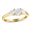 Thumbnail Image 1 of Diamond 3-Stone Ring 1 ct tw Round 14K Yellow Gold
