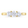 Thumbnail Image 3 of Diamond 3-Stone Ring 1 ct tw Round 14K Yellow Gold