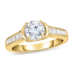 Diamond Ring 5/8 ct tw Round 14K Yellow Gold