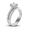 Thumbnail Image 2 of Diamond Bridal Set 1-5/8 ct tw Round/Princess 14K White Gold
