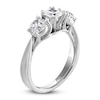 Thumbnail Image 2 of Diamond 3-Stone Ring 2 ct tw Cushion/Round 14K White Gold
