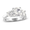 Thumbnail Image 1 of Diamond Ring 3 ct tw Cushion/Round 14K White Gold