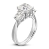 Thumbnail Image 1 of Diamond Ring 3 ct tw Cushion/Round 14K White Gold