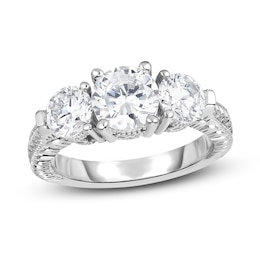 Diamond Ring 1 ct tw Round 14K White Gold
