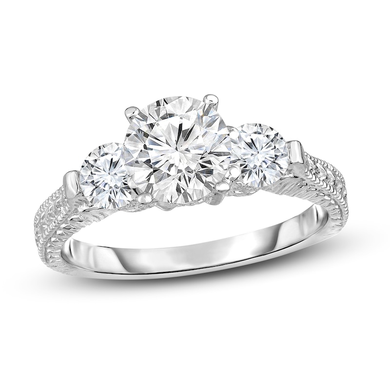 Main Image 1 of Diamond Ring 1/2 ct tw Round 14K White Gold