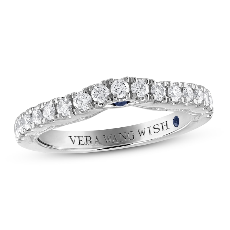 Vera Wang Wish Diamond Wedding Band 1 2 Ct Tw Round Platinum Jared
