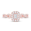 Thumbnail Image 3 of Diamond Ring 1/2 ct tw Emerald-cut 14K Rose Gold