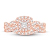 Thumbnail Image 3 of Diamond Ring 1/2 ct tw Princess 14K Rose Gold