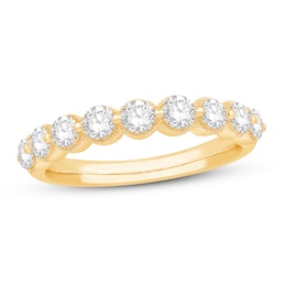 Diamond Anniversary Ring 7/8 ct tw Round 14K Yellow Gold