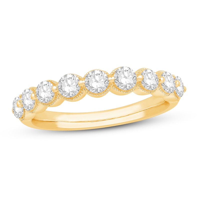 Main Image 1 of Diamond Anniversary Ring 7/8 ct tw Round 14K Yellow Gold