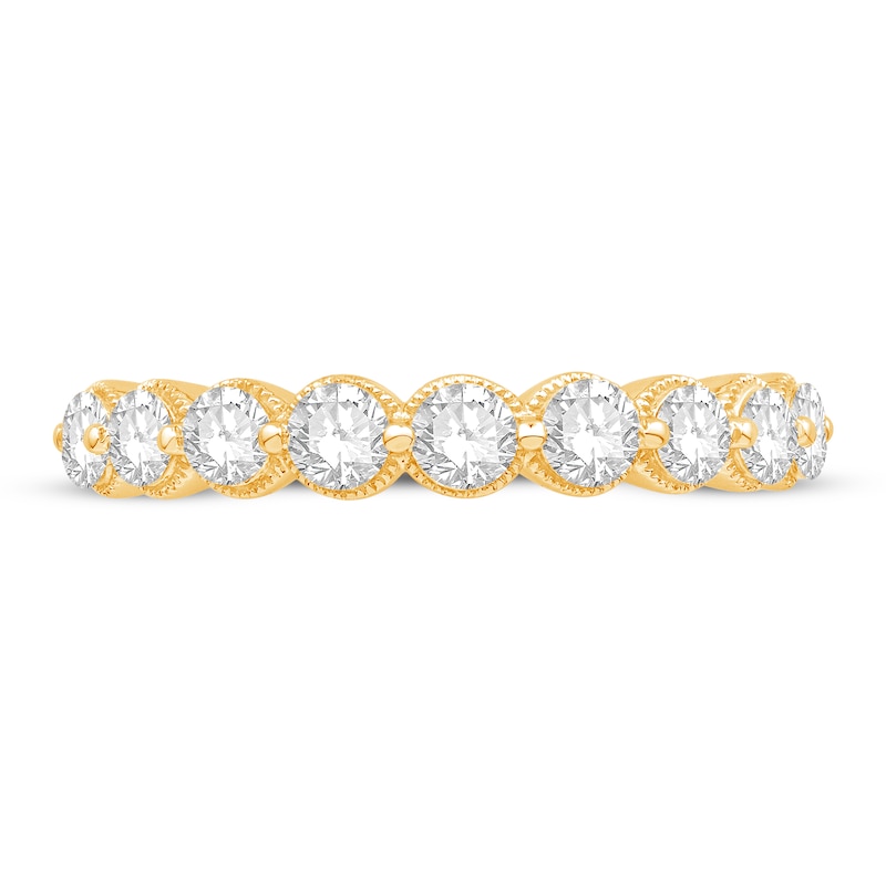 Main Image 3 of Diamond Anniversary Ring 7/8 ct tw Round 14K Yellow Gold