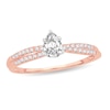 Thumbnail Image 1 of Diamond Ring 1/2 ct tw Pear-shaped 14K Rose Gold