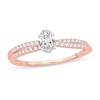 Thumbnail Image 1 of Diamond Ring 1/2 ct tw Oval 14K Rose Gold
