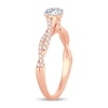 Thumbnail Image 2 of Diamond Ring 1/2 ct tw Oval 14K Rose Gold