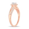 Thumbnail Image 2 of Diamond Ring 1/2 ct tw Round 14K Rose Gold