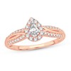Thumbnail Image 1 of Diamond Ring 1/2 ct tw Pear-shaped 14K Rose Gold