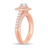 Thumbnail Image 1 of Diamond Bridal Set 1 ct tw Princess 14K Rose Gold