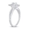 Thumbnail Image 2 of Diamond Engagement Ring 3/4 ct tw Pear-shaped 14K White Gold