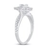 Thumbnail Image 1 of Diamond Engagement Ring 3/4 ct tw Pear-shaped 14K White Gold