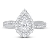 Thumbnail Image 3 of Diamond Engagement Ring 3/4 ct tw Pear-shaped 14K White Gold
