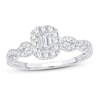 Thumbnail Image 0 of Diamond Engagement Ring 1/2 ct tw Emerald-cut 14K White Gold