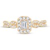 Thumbnail Image 3 of Diamond Ring 1/2 ct tw Emerald-cut 14K Yellow Gold