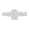 Thumbnail Image 3 of Diamond Engagement Ring 1/2 ct tw Oval 14K White Gold