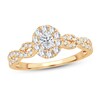 Thumbnail Image 1 of Diamond Ring 1/2 ct tw Oval 14K Yellow Gold