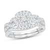 Thumbnail Image 0 of Diamond Bridal Set 1/2 ct tw Princess-cut 14K White Gold