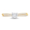 Thumbnail Image 3 of Diamond Ring 1/2 ct tw Princess 14K Yellow Gold