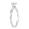 Thumbnail Image 2 of Diamond Engagement Ring 3/4 ct tw Emerald-cut 14K White Gold