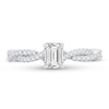 Thumbnail Image 3 of Diamond Engagement Ring 3/4 ct tw Emerald-cut 14K White Gold