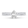 Thumbnail Image 3 of Diamond Engagement Ring 3/4 ct tw Pear-shaped 14K White Gold