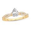 Thumbnail Image 1 of Diamond Ring 3/4 ct tw Pear-shaped 14K Yellow Gold