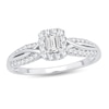 Thumbnail Image 0 of Diamond Engagement Ring 1/2 ct tw Emerald-cut 14K White Gold