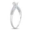 Thumbnail Image 2 of Diamond Engagement Ring 1/2 ct tw Emerald-cut 14K White Gold