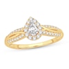 Thumbnail Image 1 of Diamond Ring 1/2 ct tw Pear-shaped 14K Yellow Gold