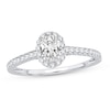 Thumbnail Image 1 of Diamond Engagement Ring 7/8 ct tw Oval 14K White Gold