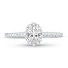 Thumbnail Image 2 of Diamond Engagement Ring 7/8 ct tw Oval 14K White Gold