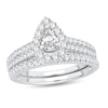 Thumbnail Image 1 of Diamond Bridal Set 1 ct tw Pear-shaped 14K White Gold