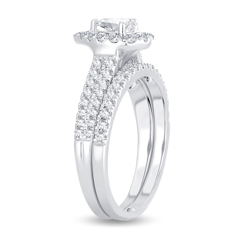 Diamond Bridal Set 1 ct tw Pear-shaped 14K White Gold | Jared