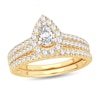 Thumbnail Image 0 of Diamond Bridal Set 1 ct tw Pear-shaped 14K Yellow Gold