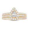 Thumbnail Image 2 of Diamond Bridal Set 1 ct tw Pear-shaped 14K Yellow Gold