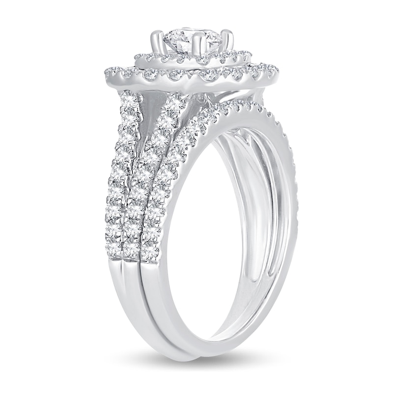 Main Image 2 of Diamond Bridal Set 2 ct tw Round 14K White Gold