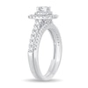 Thumbnail Image 2 of Diamond Bridal Set 1 ct tw Princess 14K White Gold