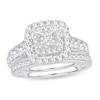 Thumbnail Image 1 of Diamond Bridal Set 2 ct tw Princess 14K White Gold