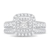 Thumbnail Image 2 of Diamond Bridal Set 2 ct tw Princess 14K White Gold